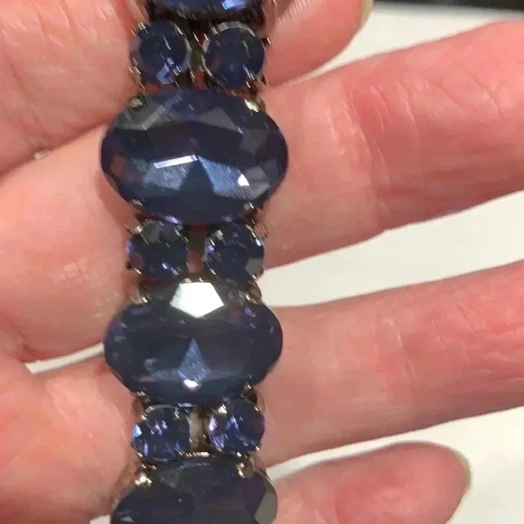 Chunky  blue bracelet - Picture 3 of 5